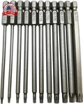 Torx Security Screwdriver Bits 100MM S2 Steel 11 Pcs For Driving. Fixed Price $21.34.