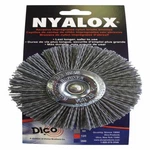 Dico Nyalox 4 In Coarse Crimped Mandrel Wheel Brush Nylon 2500 Rpm. Fixed Price $29.42.