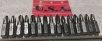 15PC Usa-made Assorted Phillips 1/4" 1" Hex Driver Bit Set. Fixed Price $17.89.