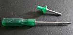 Quick Wedge, Salt Lake City. Slottet Holder /screw Driver. #1834. Green. Fixed Price $18.00.
