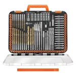 Enertwist Drill Set, 112-PIECES 1/4" Hex Shank Impact Driver And Screwd. Fixed Price $52.70.
