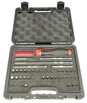New Snap-on 44PC Red Ratcheting Soft Grip Screwdriver Master Set SGDMRC44FR. Fixed Price $374.99.