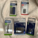 New Kobalt Tools - Lot Of 5 Packs 16 Bits!. Fixed Price $11.19.