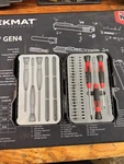 (used) Snap (SGDEC25RK) Pc Mini Electronic Bit Screwdriver Set. Fixed Price $150.00.