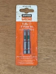 Simpson Strong-tie BIT25T-2-R2 T25X2" Torx Power Drive Tip (2 Pack). Fixed Price $11.28.