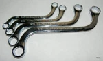 4 Pcs Maxtech Mechanic Chrome Sae 12-POINT Angled Combination Wrenches. Fixed Price $27.34.