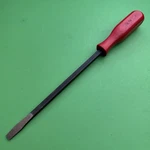 Vintage Mac Tools Usa Red Hard Handle 8" Shank Flat Slotted Screwdriver Mpn PJ8A. Fixed Price $15.90.