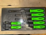 *brand New* Snap-on Green Hard Handle Screwdriver Set Piece SDDX70AG. Fixed Price $275.00.