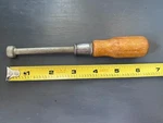 Vtg Walden Worcester Spintite 3/8 Nut Driver #3412 Usa Wooden Handle. Fixed Price $9.95.