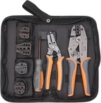 Iwiss IWS-30J Ratchet Crimping Tool Set 5 Jaws Wire Stripper Awg 20-10 Orange. Fixed Price $58.90.