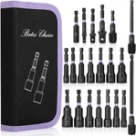 Bates- Magnetic Nut Driver Set, 21 Pcs, 1/4" Hex Shank, Impact Socket.... Fixed Price $23.65.
