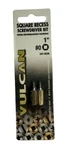 2PC Vulcan #0 Steel Screwdriver Bit 1" 347-0226. Fixed Price $9.99.