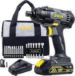Impact Driver Kit 180NM 20V Cordless Drill Set 1/4" All-metal Hex. Fixed Price $59.99.