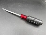 Crescent 2343-6 Flat Head Slotted Screwdriver 11 X 3/8 Square Shaft Cushion Grip. Fixed Price $19.98.