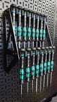 Omni Wall Mount Screwdriver Tool Organizer Holder Display Wera Kraftform Micro. Fixed Price $29.00.