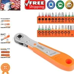 Essential 1/4 Mini Ratchet Band 23-PIECE Star Bit Set For Diy & Auto Repairs. Fixed Price $16.99.