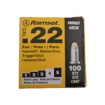 Ramset 42CW, Yellow Master Triggershot, Hammer Shot. #00607 .22 Caliber. Fixed Price $12.99.
