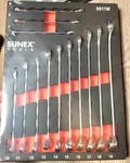 Sunex Tools 9911M, 13PC Master Metric Full Polish Combo Wrench Set W/foam Tray. Fixed Price $130.19.