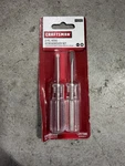 Craftsman Usa (nos) 41543 2PC Precision Mini Phillips Slotted Screwdriver Set. Fixed Price $20.00.