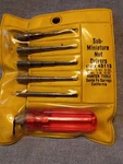 Vintage Hunter Tools Sub-miniature Nut Driver Kit #45115 -used-. Fixed Price $35.00.