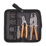 Iwiss IWS-30J Ratchet Crimping Tool Set 5 Jaws Wire Stripper Awg 20-10 Orange. Fixed Price $58.99.