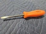 Snap-on SDD4 1/4" Tip Shaft Flat/slotted Screwdriver Orange Handle Usa. Fixed Price $21.99.