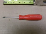 Mac Tools Usa Red Hard Handle #1 Phillips Screwdriver No P201XA. Fixed Price $18.00.
