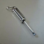 Sterling Silver 3D 31X6MM 3G Flat Head Screwdriver Tool Charm!. Fixed Price $37.05.