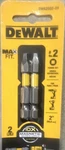 Dewalt Maxfit #2 Square/robertson Magnetic Bit Set, In Steel, 2-PIECE. Fixed Price $12.34.