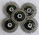 Pack Dewalt DW49204B, 4" X 5/8"-11, .020, Stainless Stringer Wire Wheel Bulk. Fixed Price $44.99.