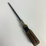 Vintage Great Neck 18 Flat Head Screwdriver - 12 Shank Wood Handle Slotted Usa. Fixed Price $9.97.