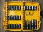 Dewalt Screwdriver Bit Set W/ Case Phillips Slotted Square Torx & Nut. Fixed Price $19.99.