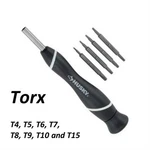 New Husky 8-IN-1 Torx Screwdriver Set 74502 T10 T15 T8 T6 T5 T4. Fixed Price $19.90.