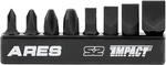 Ares 70013-8-PIECE S2 Steel Impact Driver Bit Set Includes Phillips 1,2,3,4 An. Fixed Price $21.46.
