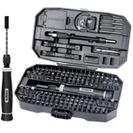 Strebito Precision Screwdriver Set, 153 In Electronics Tool Kit With Black. Fixed Price $46.21.