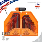 Allen Wrench Hex Key Set 31PC Metric & Sae Standard Short Long Arm Crv Steel. Fixed Price $15.99.