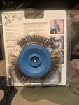 Norton, Rapid Strip, Hand Drill 4IN Wire Wheel, 4000RPM. Fixed Price $31.99.