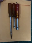 Vaco Sae Nut-drivers 5/16", 1/2", And Bonus Flat Screwdriver. Fixed Price $8.95.