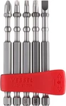 Vessel Imapct Ball Torsion Bit With Mag Charge Holder 5PC. Set (+2, SQ2, T20,.... Fixed Price $18.71.