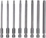 8PC Torx Screwdriver Bits 1/4 Inch Hex Shank T8-T40 Electric Magnetic Star. Fixed Price $8.32.