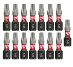 Milwaukee Shockwave In. Impact T20 Insert Bits (15 Pack). Fixed Price $13.89.