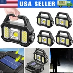 Solar Power Led Camping Lamp Flashlight Tent Lantern Rechargeable Battery. Fixed Price $82.03.