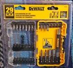 Dewalt 29-PIECE Screwdriver Bit Set -DW2162 Nip Free Ship. Fixed Price $17.95.