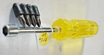 Blackhawk ST-806 1/4" Cr-v Series Nut Driver W/ 4-TIPS. HT#323. Fixed Price $19.95.