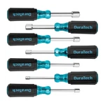 Duratech 7PC Sae Nut Driver Set 11/32,3/8,3/16,1/4,5/16,7/16,1/2" 1" Hollowshaft. Fixed Price $26.99.