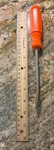 Craftsman Usa 1/4 Flat Tip Screwdriver 41416 Wf High Visibility Orange Handle. Fixed Price $18.95.
