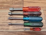 Five Xcelite HS18 HS14 HS12 HS11 P9 Six Point Nut Drivers - Usa. Fixed Price $19.99.