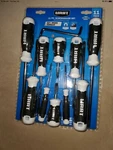 Hart 11-PIECE Screwdriver Set With Comfort Grip Handle HHSDSG003. Fixed Price $17.89.