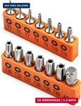 Horusdy 14-PIECE Tamper Resistant Star Bits, S2 Alloy Steel, T5 T40 Security. Fixed Price $15.09.