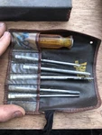 Vaco ZB-50 6-PIECE Screwdriver Multi Blade Set W/ Vinyl Tool Roll Box Usa. Fixed Price $20.00.